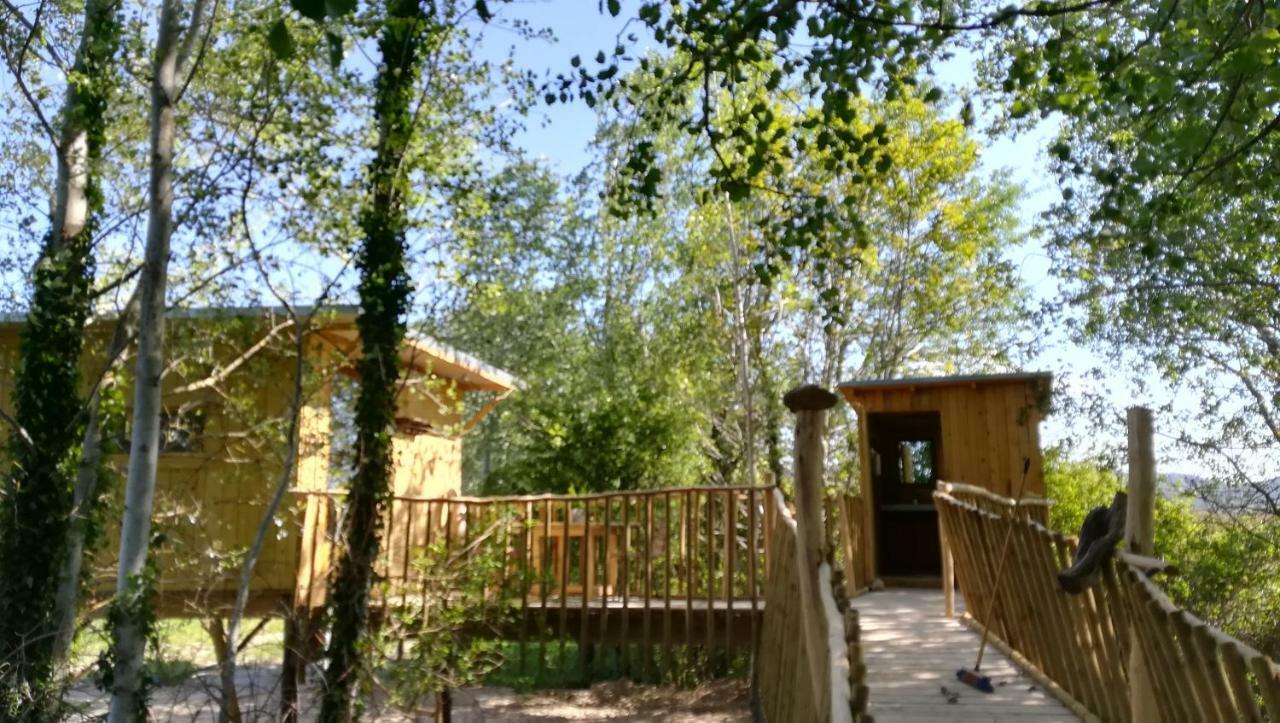 La Cabane Perchee Villelaure Exteriör bild
