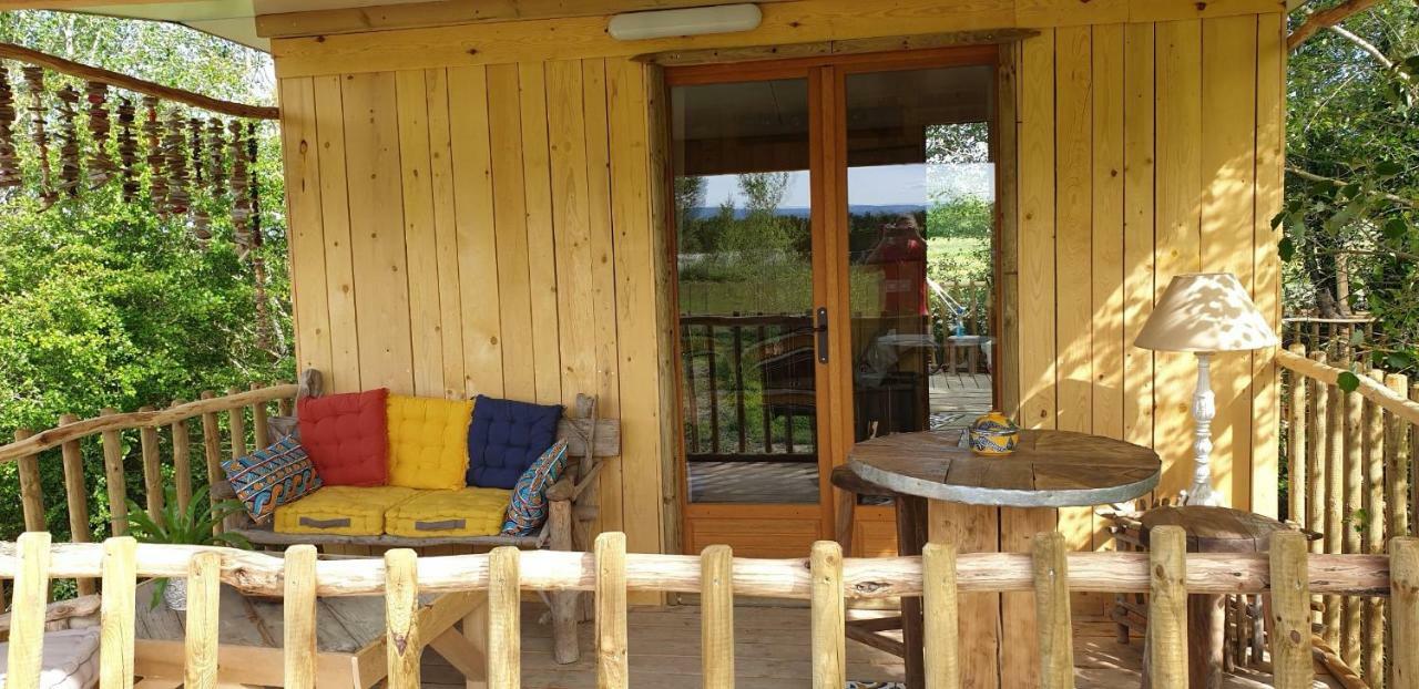 La Cabane Perchee Villelaure Exteriör bild